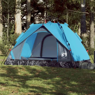 Abbildung von vidaXL Kuppelzelt Kuppel Campingzelt 2 Personen Blau Quick Release, (1 tlg)