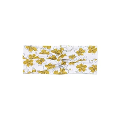 Abbildung von Sterntaler Baby Mädchen Stirnband Blumen Stirnband, Kopfband aus Jersey Baumwolle mit Print weiß, 49