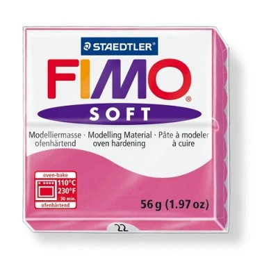 Abbildung von Fimo soft boetseerklei 56 g framboos
