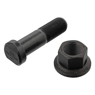 Abbildung von FEBI BILSTEIN 07939 Radbolzen M22 x 1,5 91 10.9 mit Mutter phosphatiert MERCEDES BENZ: UNIMOG, ATEGO, LK/LN2