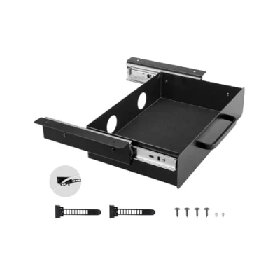 Abbildung von VEVOR Untertisch Schublade mit Regal Unterbau Schreibtisch 385x230x76mm 1 Fach