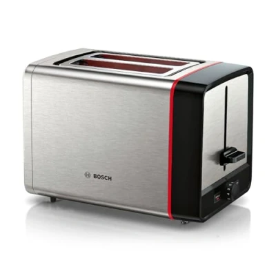 Abbildung von BOSCH Toaster &quot;MyMoment TAT6M420&quot;, 2 Schlitze, für Scheiben, 970 W, integr. Brötchenaufsatz, Auftau /Aufwärmfunktion, Brotzentrierung