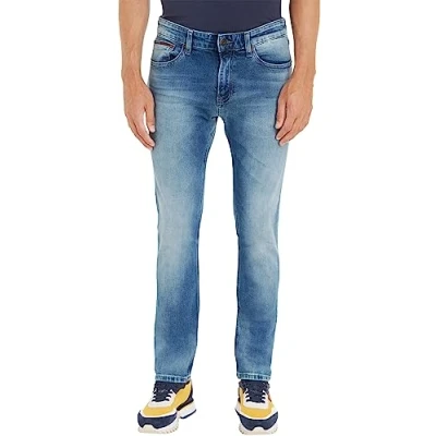 Abbildung von Tommy Jeans Herren Hose Scanton Slim Stretch, Blau (Wilson Light Blue Stretch), 29W/34L