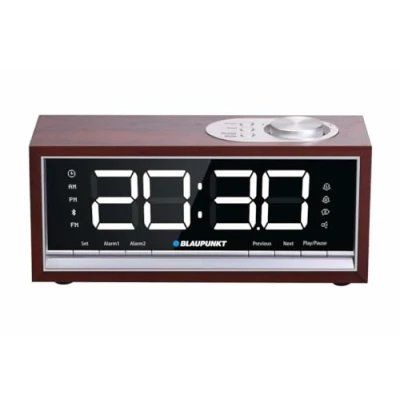 Abbildung von Blaupunkt CR60BT, Tragbar, Analog &amp; Digital, FM, PLL, LED, Schwarz, Holz, Drehregler