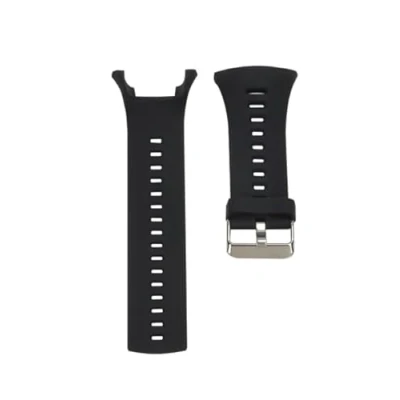 Abbildung von INF Armband für Suunto Ambit 1/2/3 / Strapazierfähiges Uhrenarmband aus TPU/Wasserdichtes Smartwatch, Schwarz