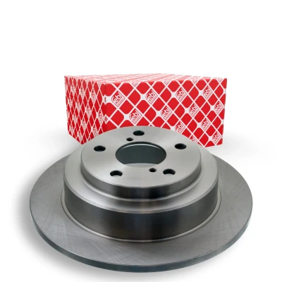 Abbildung von FEBI BILSTEIN 28153 Bremsscheibe Hinterachse 266 10 5 100 voll beschichtet SUBARU: Impreza I Limousine, II Kombi