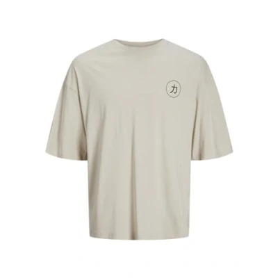 Abbildung von Jack &amp; Jones Jjdragon TEE CREW NECK Tshirt print, Herren, Größe: Medium, Moonbeam