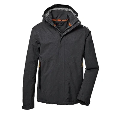 Abbildung von killtec Herren Funktionsjacke/Outdoorjacke mit abzippbarer Kapuze KOS 53 MN JCKT, dunkelanthra, S, 41333 000