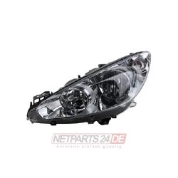 Abbildung von JOHNS 57 40 09 4 Scheinwerfer links H7, H1 mit Blinklicht Stellmotor für LWR PEUGEOT: RCZ Coupe, 308 I SW, Schrägheck