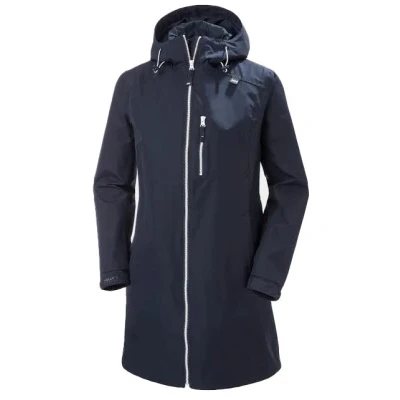 Abbildung von Dunkelblaue Damen Regenjacke Long Belfast von Helly Hansen