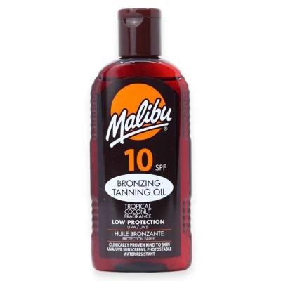 Abbildung von Malibu Bronzing Tanning Oil SPF 10 Tropical Coconut 200 ml