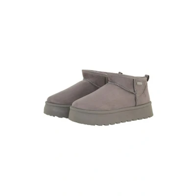 Abbildung von TOM TAILOR Winterboots, Plateau, Schlupfboots, Hausschuh mit modischen Ziernähten