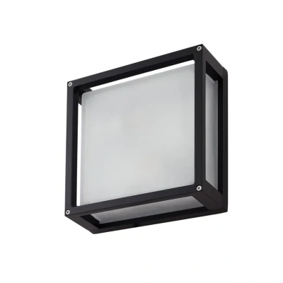 Abbildung von Lucande Außenwandlampe Aurelien, anthrazit, Sensor, 25x25 cm