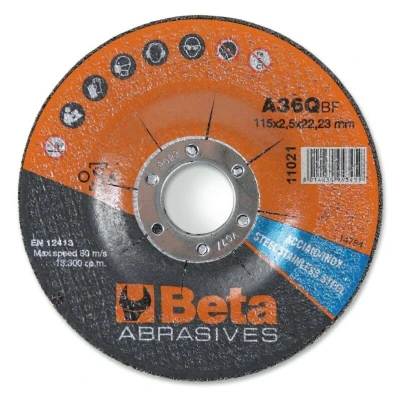 Abbildung von Trennschleifscheiben Für Stahl Und Inox Beta Tools Ø115 Mm Gekröpfter Ausführung