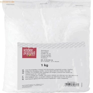 Abbildung von KnorrPrandell Knorr prandell 218298246 Wachslinsen 1000 g, weiß