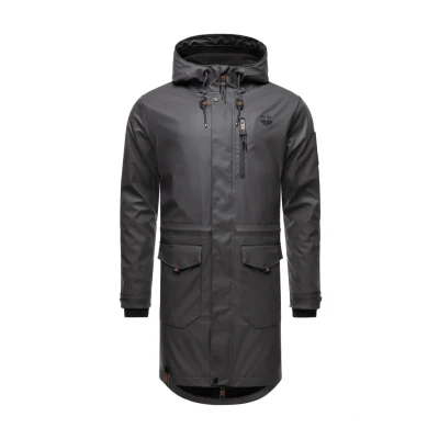 Abbildung von Stone Harbour Verdaan Regenjacke / wasserabweisende Jacke, Herren, Größe: Small, Dark grey