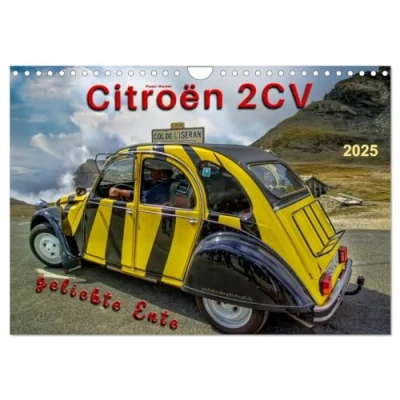 Abbildung von Citroën 2CV geliebte Ente (Wandkalender 2025 DIN A4 quer), CALVENDO Monatskalender