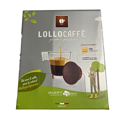 Abbildung von 100 kaffee Kapseln PassioneMio Argento C. Lavazza A Modo Mio Lollo