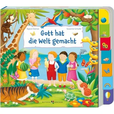 Abbildung von Gott hat die Welt gemacht (Pappbilderbücher mit Griffregister)