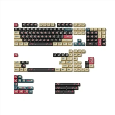 Abbildung von nuphy Keycaps Y2K The Past, 171 Set PBT Tastenkappen für Gaming Tastatur KDA Dye sub, MX Stößel ISO/ANSI (Englisch Tastaturlayout) Kompatibilität mit Allen gängigen mechanischen Tastaturen