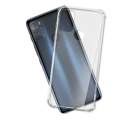 Abbildung von mtb more energy® Case Soft Armor kompatibel mit Motorola Moto G50 (6.5&#039;&#039;) verstärkte Ecken Kameraschutz 1,5mm TPU Schutz Hülle Cover Tasche Handyhülle