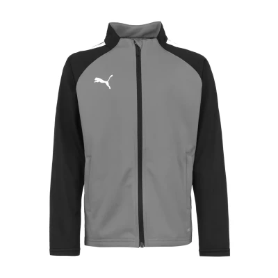 Abbildung von Puma Teamliga Trainingsjacke für Kinder, Größe: 116, Smoked pearl/puma white