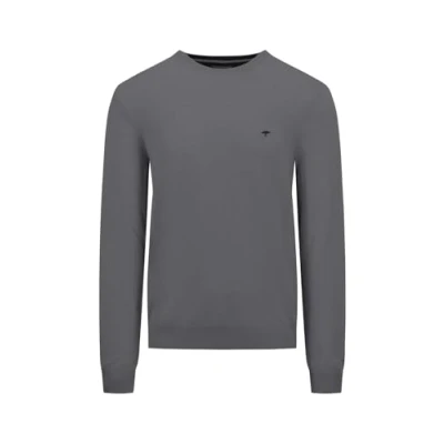 Abbildung von FYNCH HATTON Strickpullover, mit Logo Stickerei