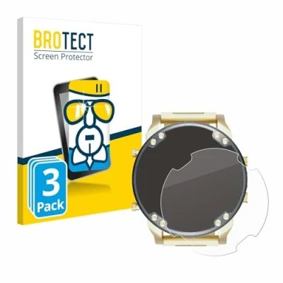 Abbildung von BROTECT Schutzglas für Diesel DZ7333 Mr. Daddy 2.0 (3 Stück) Schutzfolie Panzer Folie Glas [Extrem Kratzfest 9H, Anti Fingerprint,
