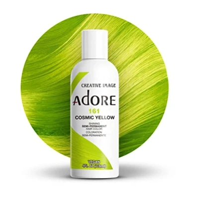 Abbildung von Adore Shining Semipermanente Haarfarbe, Cosmic Yellow (161), 118 ml
