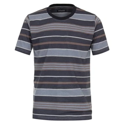 Abbildung von Casamoda Andere Muster Tshirt print, Herren, Größe: Large, Graues dunkelblau