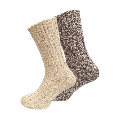 Abbildung von Cotton Prime PACK OF Norweger 2 PAAR Unisex Socken, Größe: 43 46, Beige