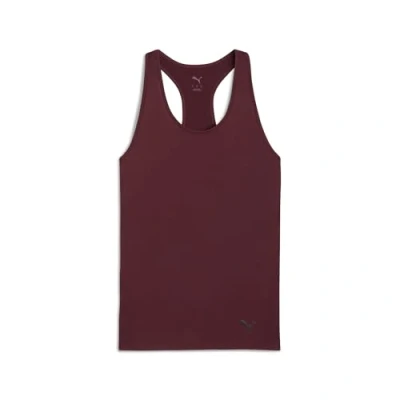 Abbildung von Puma TAD ESSENTIALS Racerback Tanktop Damen Ruby Shimmer Größe: S