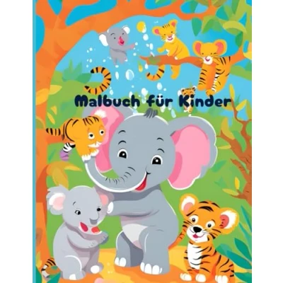 Abbildung von Malbuch für Kinder exotische und Phantasie Tiere