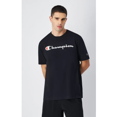 Abbildung von Champion Icons Crewneck Tshirt print, Herren, Größe: Medium, Black