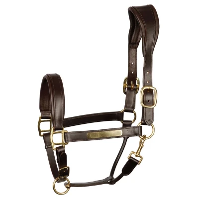Abbildung von Harry&#039;s Horse Halfter Leder Anatomic Cob Braun
