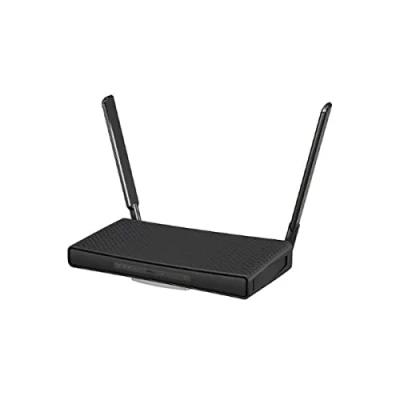 Abbildung von MikroTik hAP acü with RouterOS L4 License acü, Wi Fi 5, W125847700 ( 5 (802.11ac), Dual Band (2.4 GHz / GHz), Ethernet LAN, Black, Tabletop Router), RBD53iG 5HacD2HnD