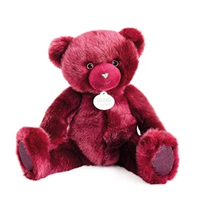 Abbildung von Doudou et Compagnie Teddybär mit Pailletten 37 cm Rosenholz Bären Kollektion DC3592