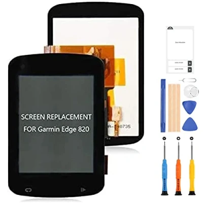 Abbildung von LADYSON Ersatzbildschirm für Garmin Edge 820 GPS LCD Display Bildschirm Touchscreen Digitizer Montage Teile Kits mit gratis Werkzeug