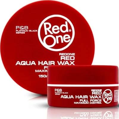 Abbildung von RedOne Aquatisches Haarwachs Rot 150ml Kantenkontrolle Ultra Halt für Männer und Frauen Erdbeerduft Maximale Kontrolle