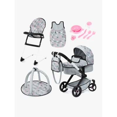Abbildung von Bayer Design Combi Puppenwagen Xeo Set, Grey
