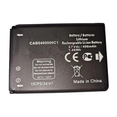 Abbildung von Bestome Ersatz Akku Kompatibel mit CAB0400000C1 CAB22B0000C1 One Touch OT 208 232 1040X 1016D 1035D 1042D 1046D 1052D 1011D 1050D 1009X 1ICP5/34/47 3.7V,400mAh