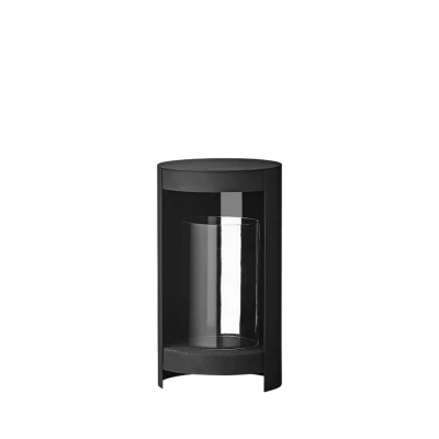 Abbildung von AYTM Laterne Ora, schwarz, Höhe 28,2 cm, Glas, Aluminium