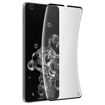 Abbildung von Forceglass FG Original Displayschutz für G S20 Ultra, gebogen, Schwarz