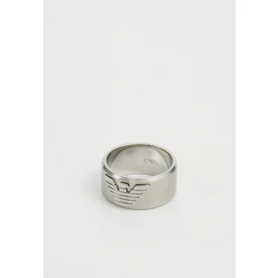 Abbildung von Emporio Armani Eagle LOGO Ring silvercoloured, Herren, Größe: 64/65, Silver coloured