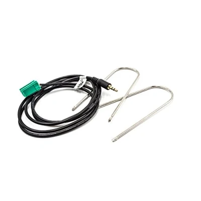 Abbildung von vhbw Aux Adapter Kabel KFZ Radio kompatibel mit Auto, Fahrzeug Renault Clio, Espace, Kangoo, Laguna, Traffic, Twingo Carminat