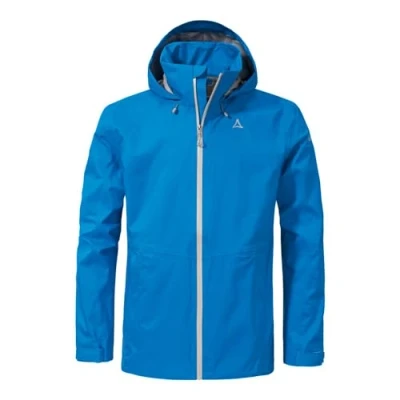 Abbildung von Schöffel Aiplspitz Regenjacke / wasserabweisende Jacke, Herren, Größe: 46, Blau