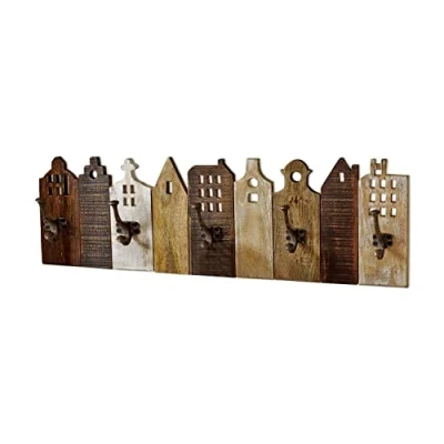 Abbildung von Mirabeau Dekohaken Hakenboard Pettis braun, Garderobe