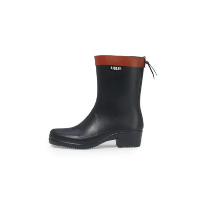 Abbildung von Aigle Damen Myrica Mid Gummistiefel, Schwarz, 40 EU