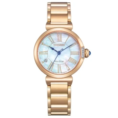 Abbildung von CITIZEN Damen Analog Quarz Uhr mit Edelstahl Armband EM1063 89D