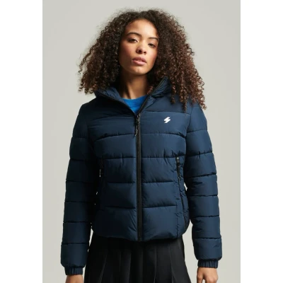 Abbildung von Superdry Spirit Puffer Winterjacke, Damen, Größe: 40, Deep navy